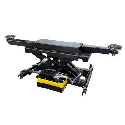 空気圧はハサミの車です